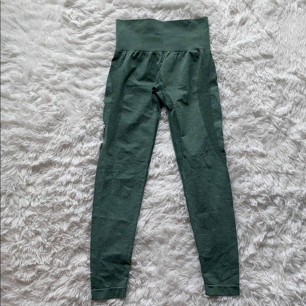 NVGTN forest green booty contour legging S